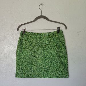 Loudmouth Green Grass Print Skort Size 2